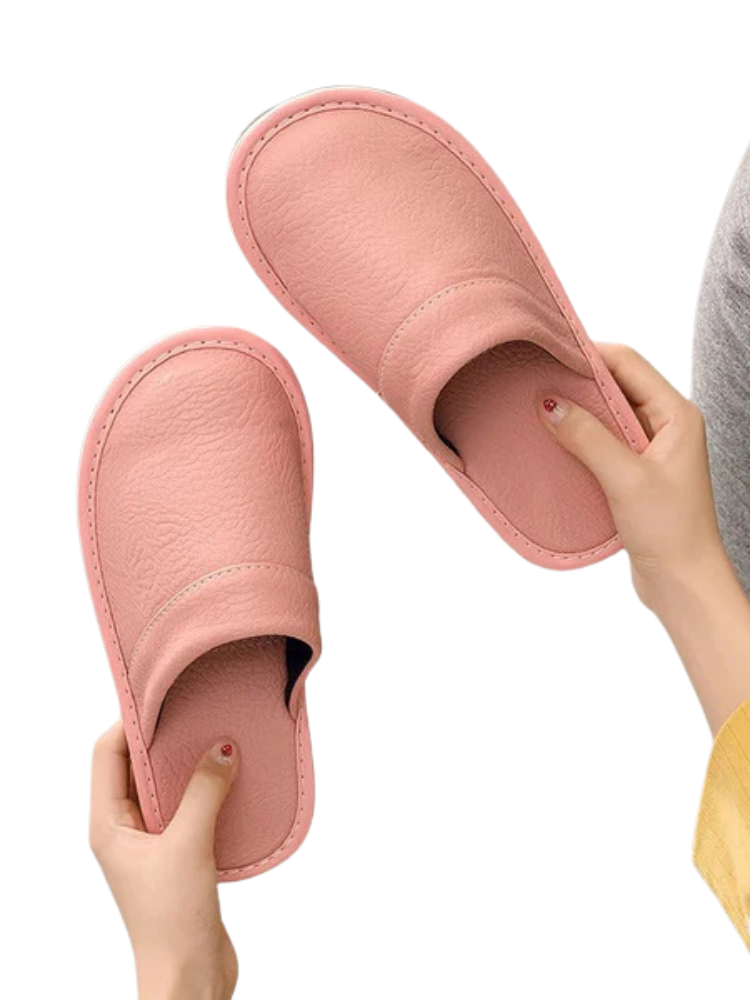 Nerio | Men’s Slippers | Durable Leather Comfort Indoor Outdoor