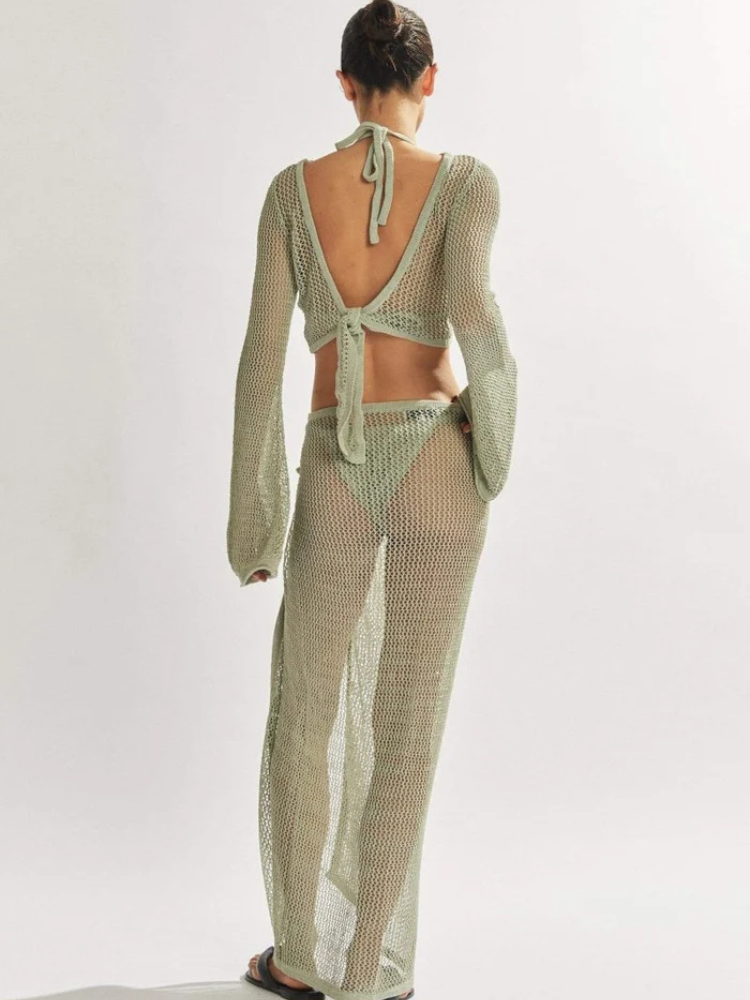 Noa | Women’s Crochet Knit Set | Textured & Breezy