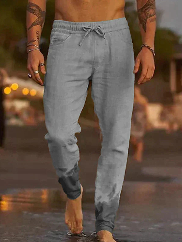 Noah | Men’s Linen Trousers | Relaxed Sophistication