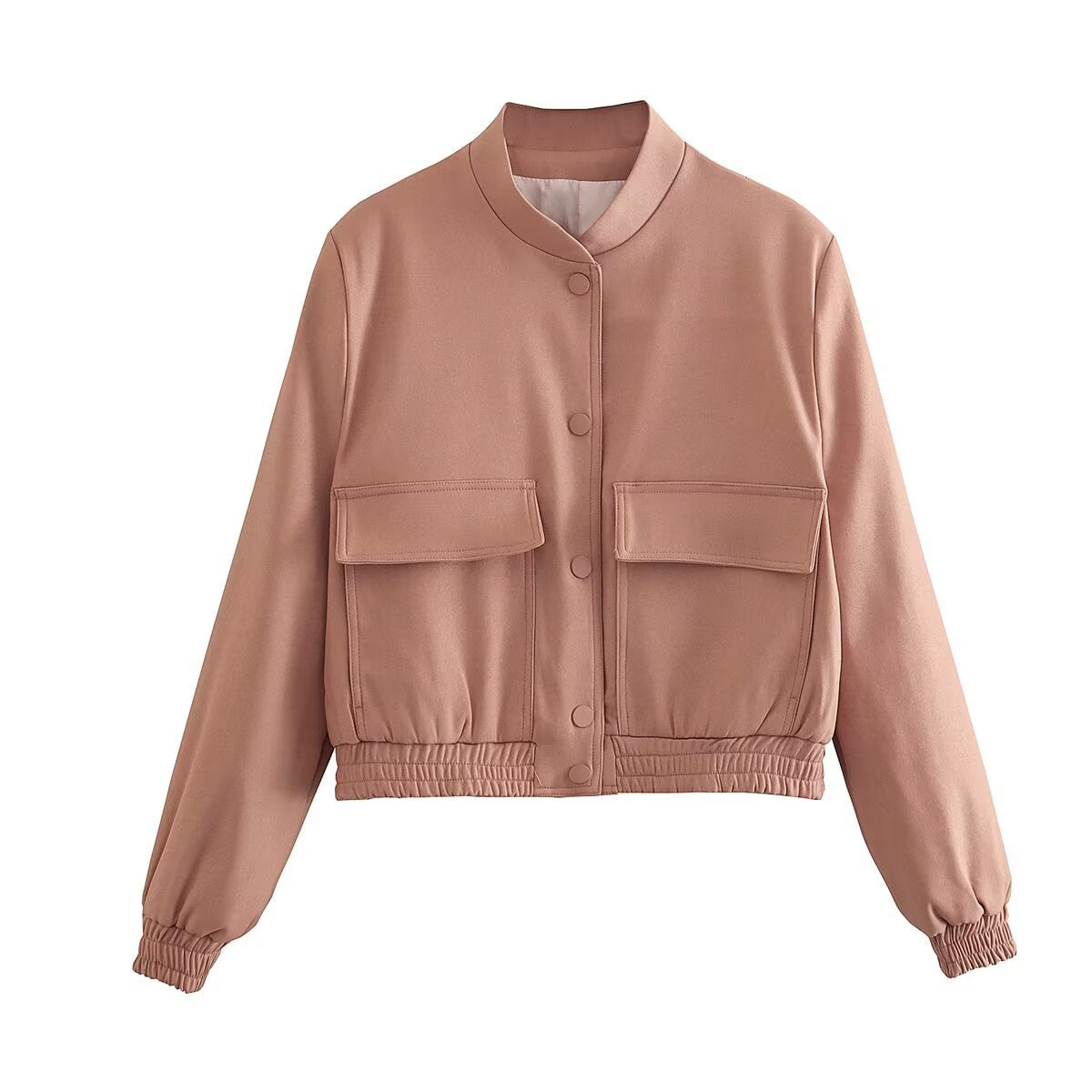 Ellie – Women’s Cropped Jacket With Pockets