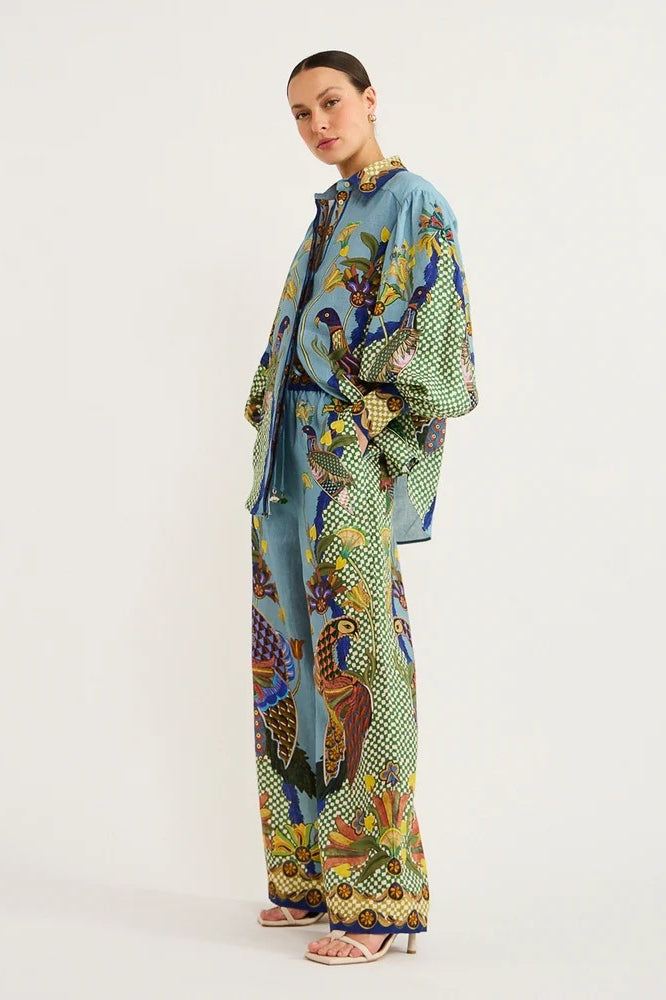 Printed Silk Set | Luxe & Vibrant | Perfect for Elegant Resort Wear