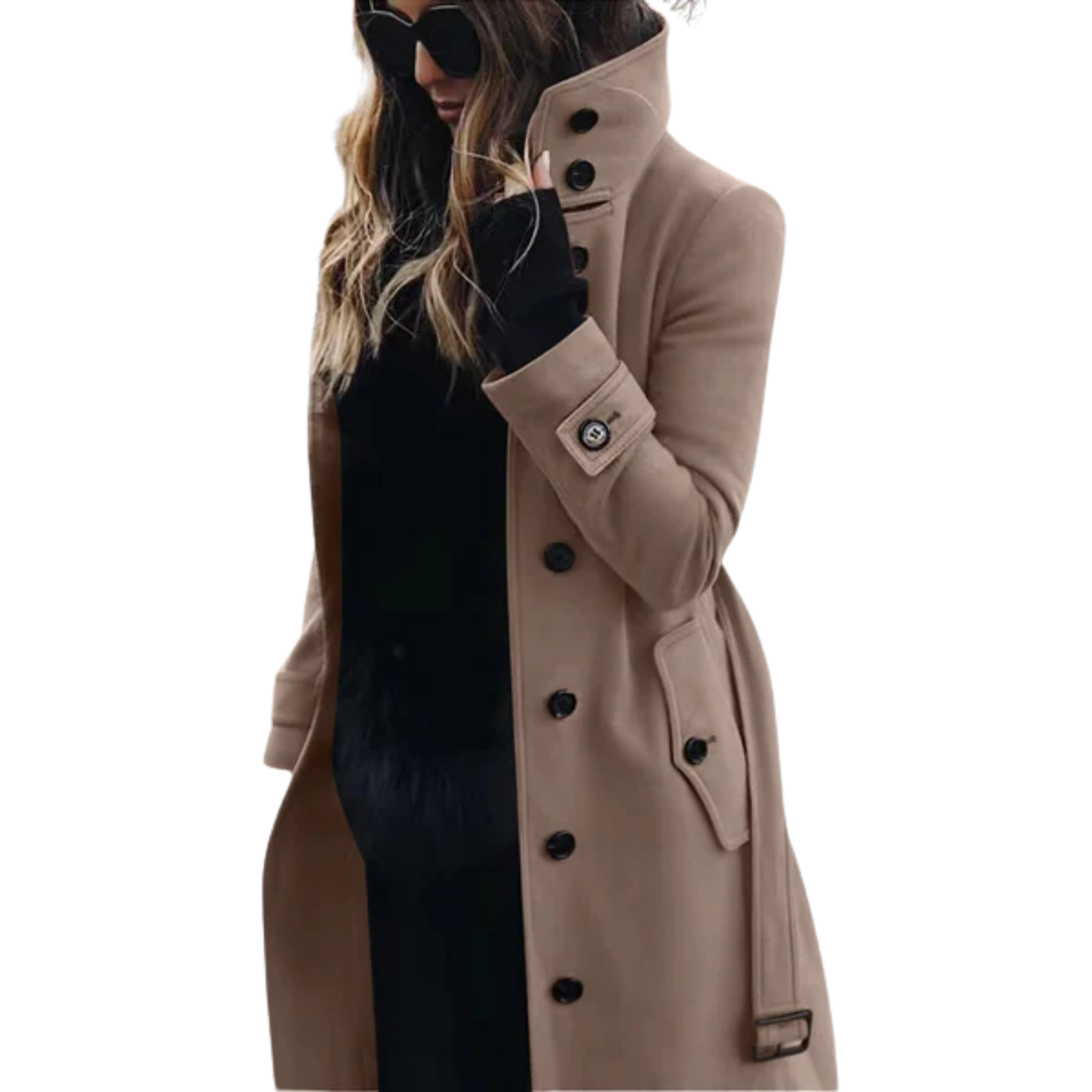 Women’s Trench Coat - Belted Long Outerwear