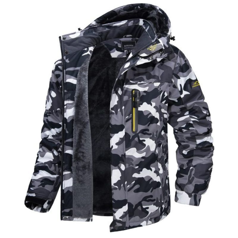 Men’s Winter Jacket - Hooded for Cold Weather