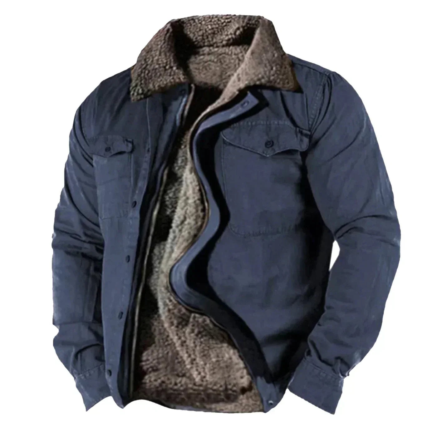 Brannic – Chaqueta de trabajo para hombre forrada con sherpa