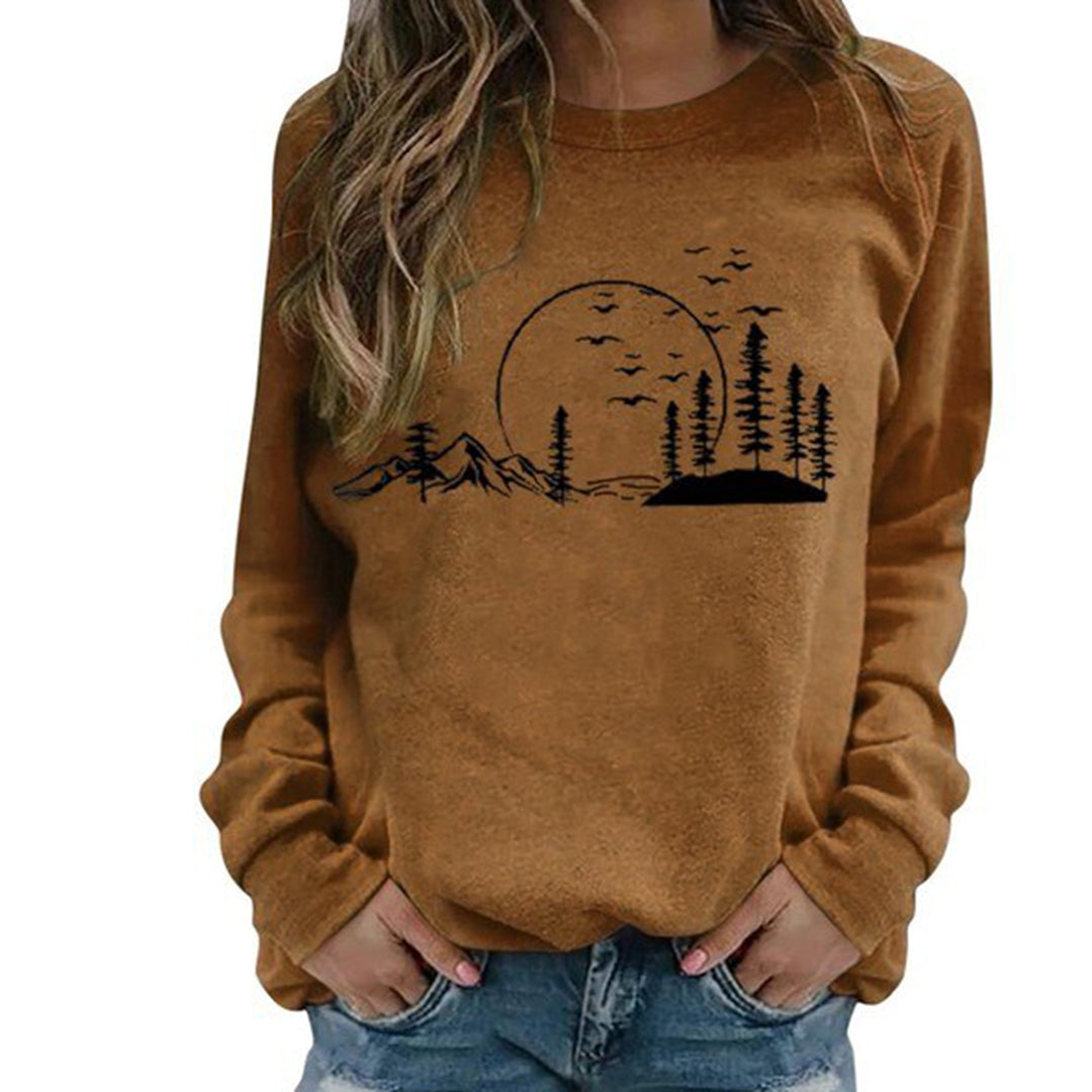 Elowyn – Women’s Nature Graphic Sweatshirt