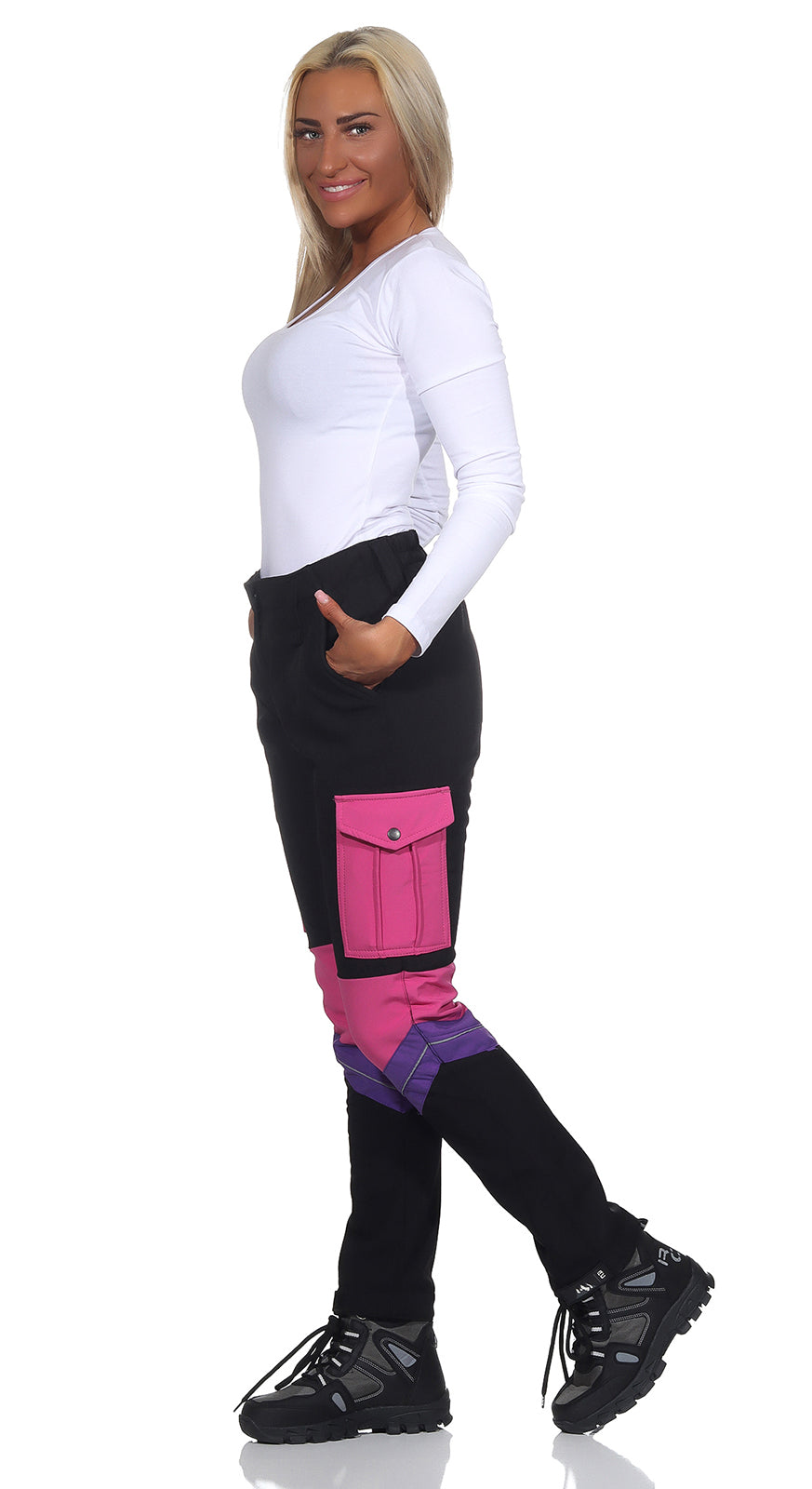 Women's Outdoor Trousers – Slim Fit with Pockets