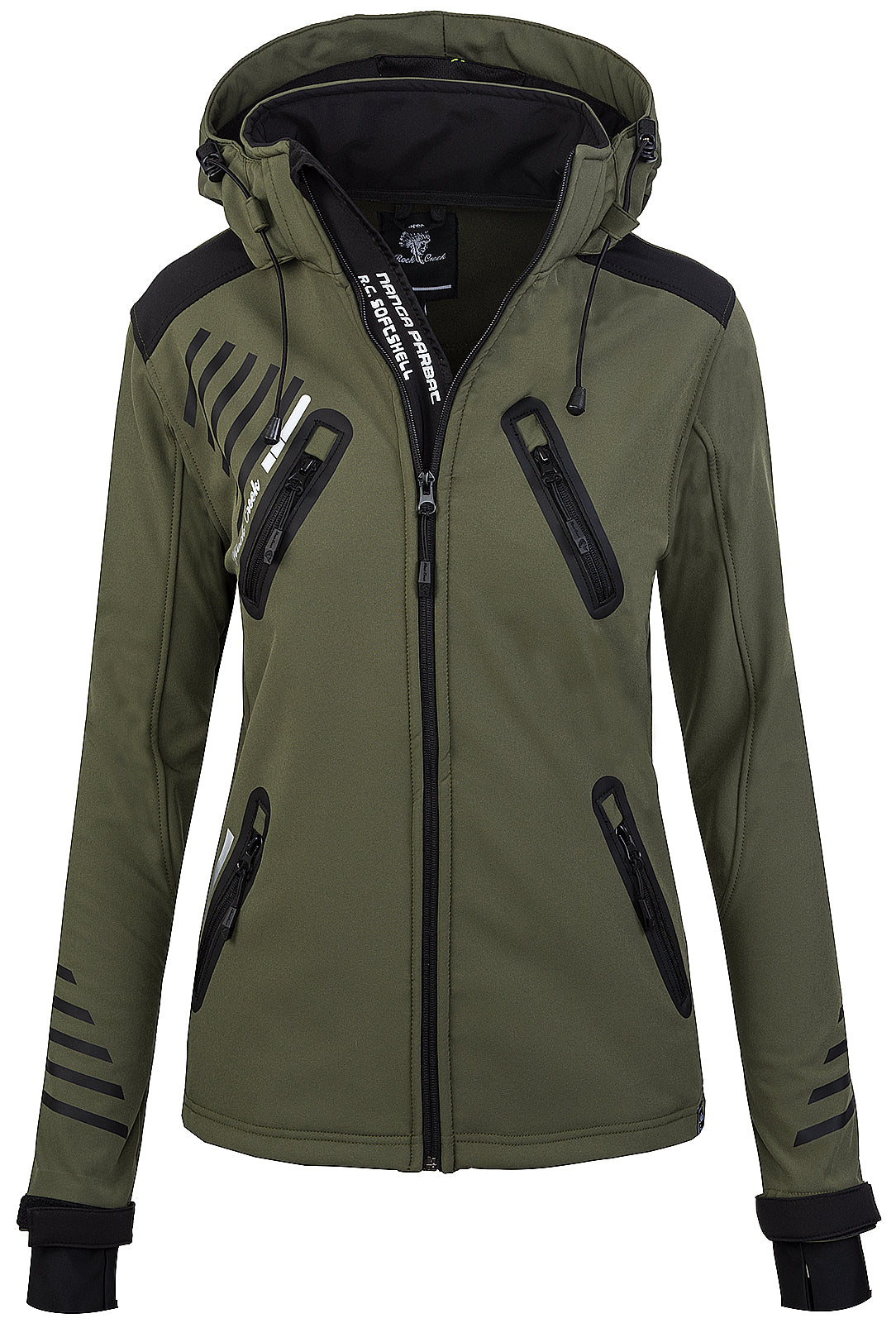 Women's outdoor jacket – regular fit, zip fastening
