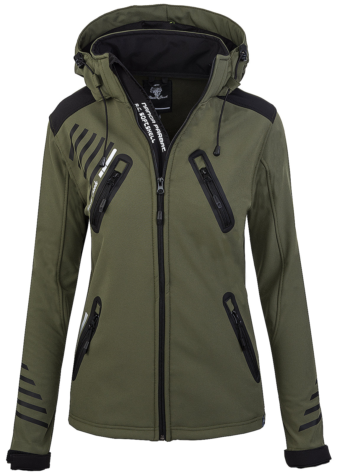 Women's outdoor jacket – regular fit, zip fastening