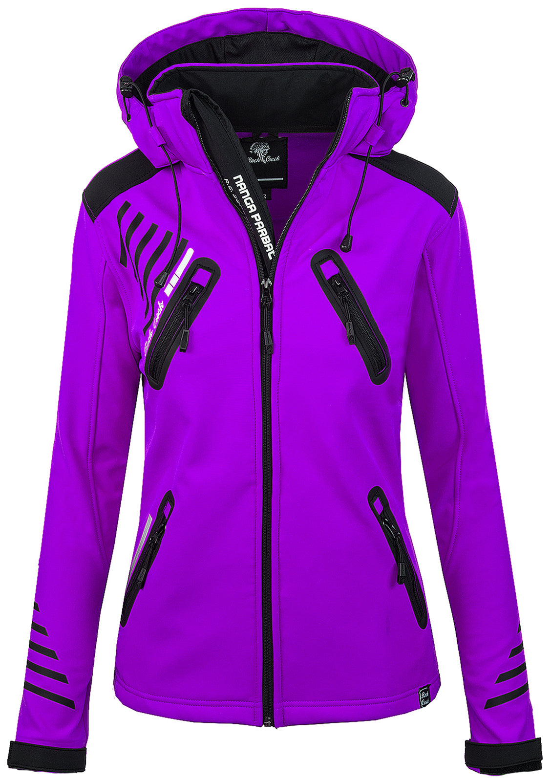 Women's outdoor jacket – regular fit, zip fastening