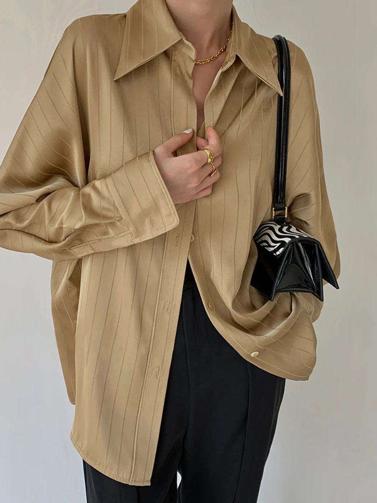 Roux | Women’s Shirt | Oversized Button-Up Collared