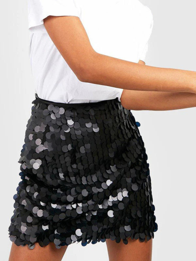 Roxy | Women’s Sequin Mini Skirt | Sparkling & Bold