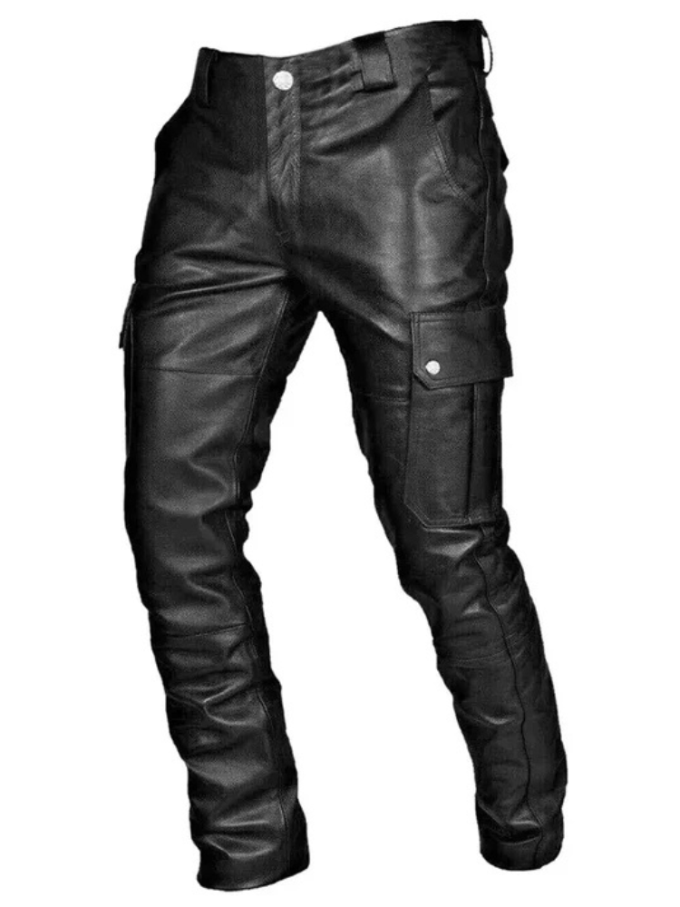 Ryder | Men’s Pants | PU Leather Biker Style