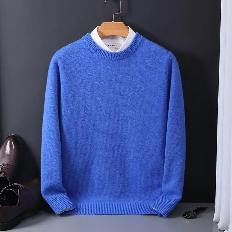 Men’s Knitted Sweater | Pullover with Long Sleeves