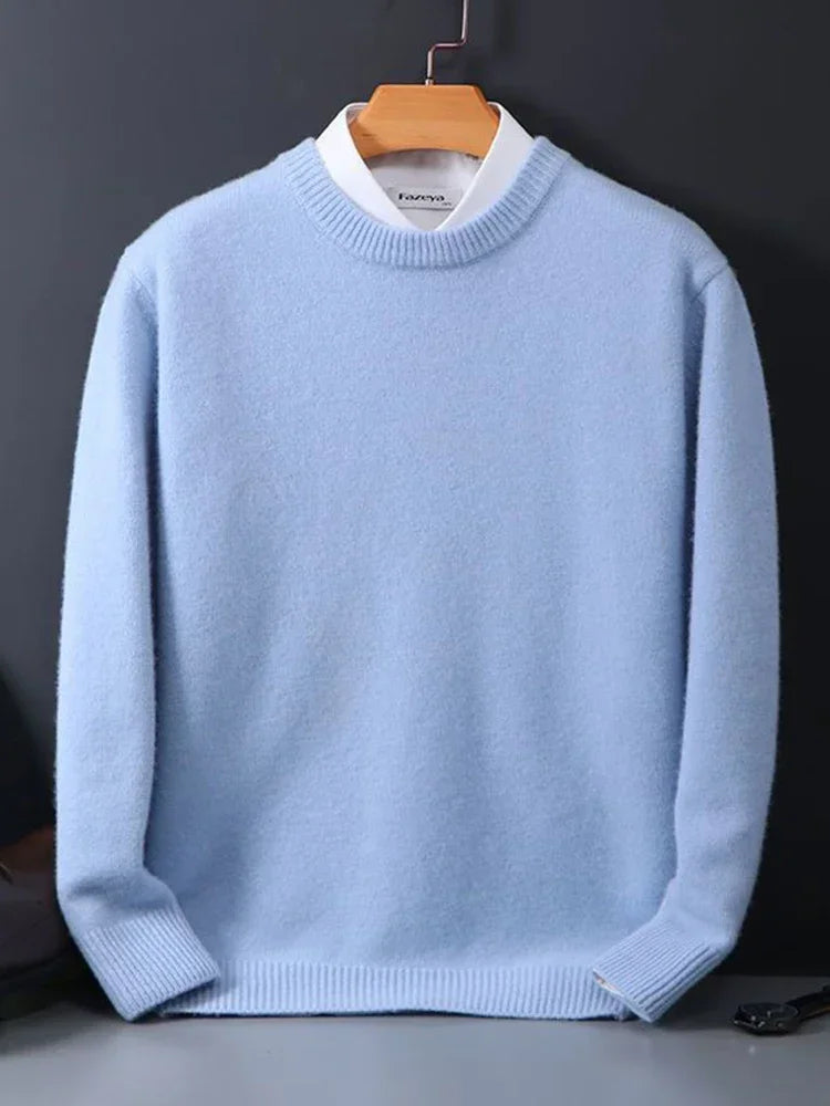 Men’s Knitted Sweater | Pullover with Long Sleeves