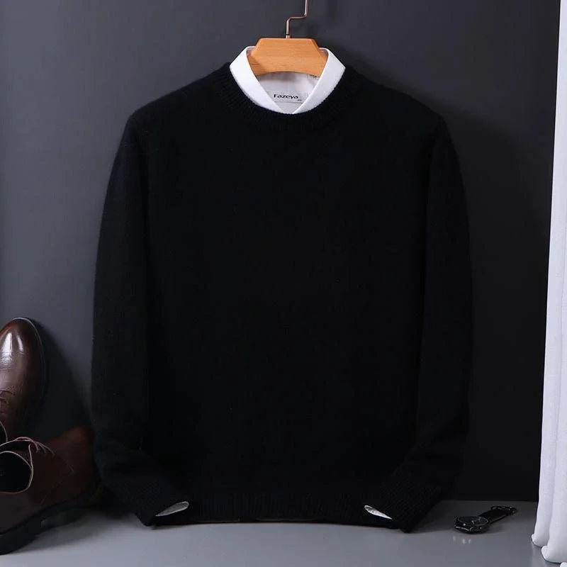 Men’s Knitted Sweater | Pullover with Long Sleeves