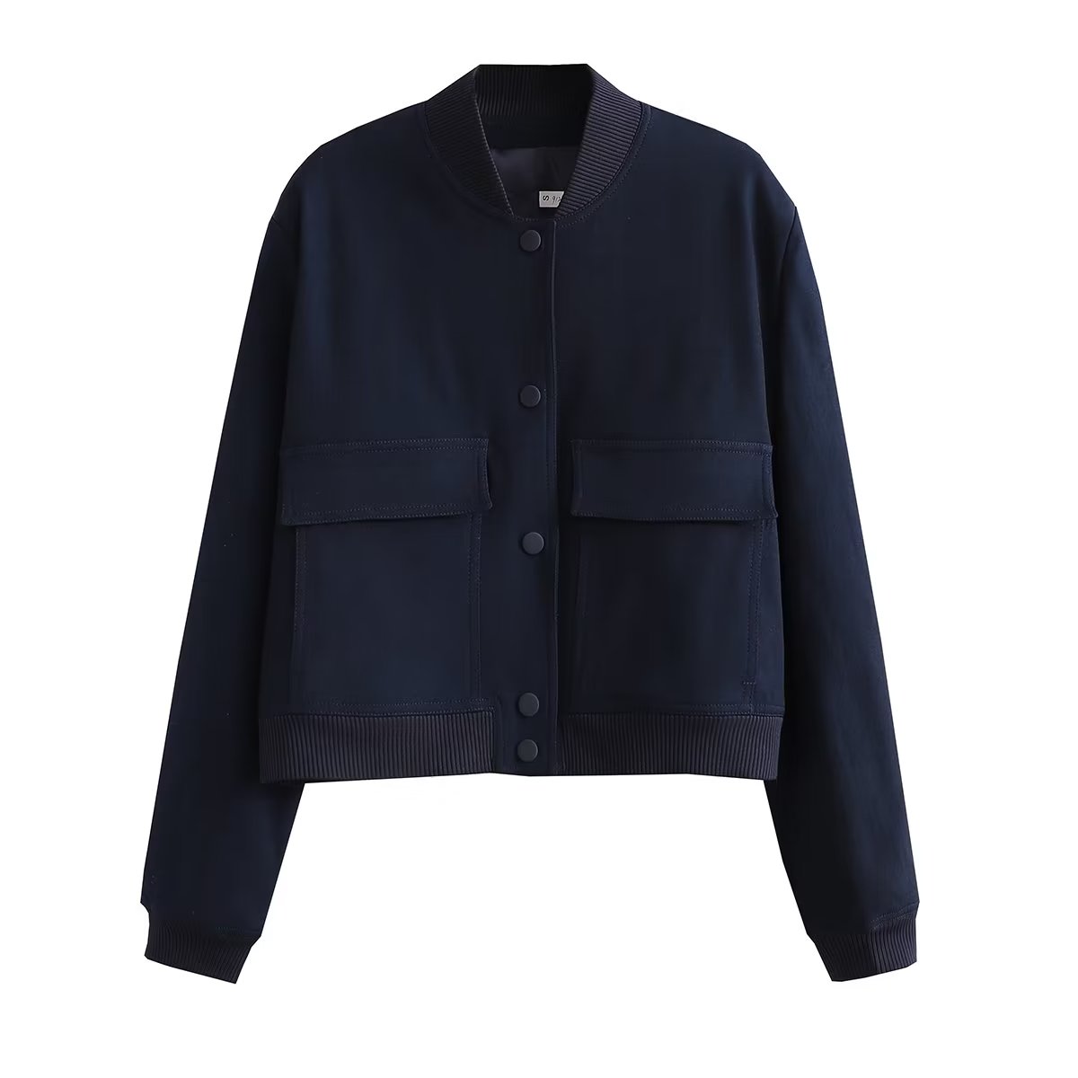Ellie – Women’s Cropped Jacket With Pockets