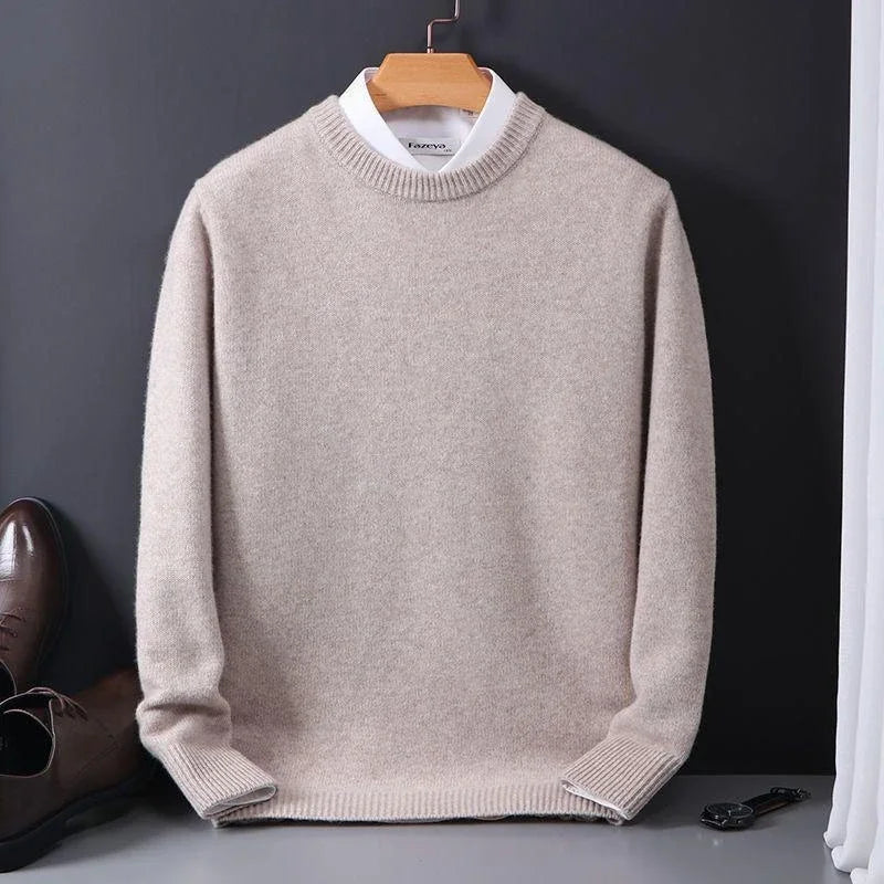 Men’s Knitted Sweater | Pullover with Long Sleeves