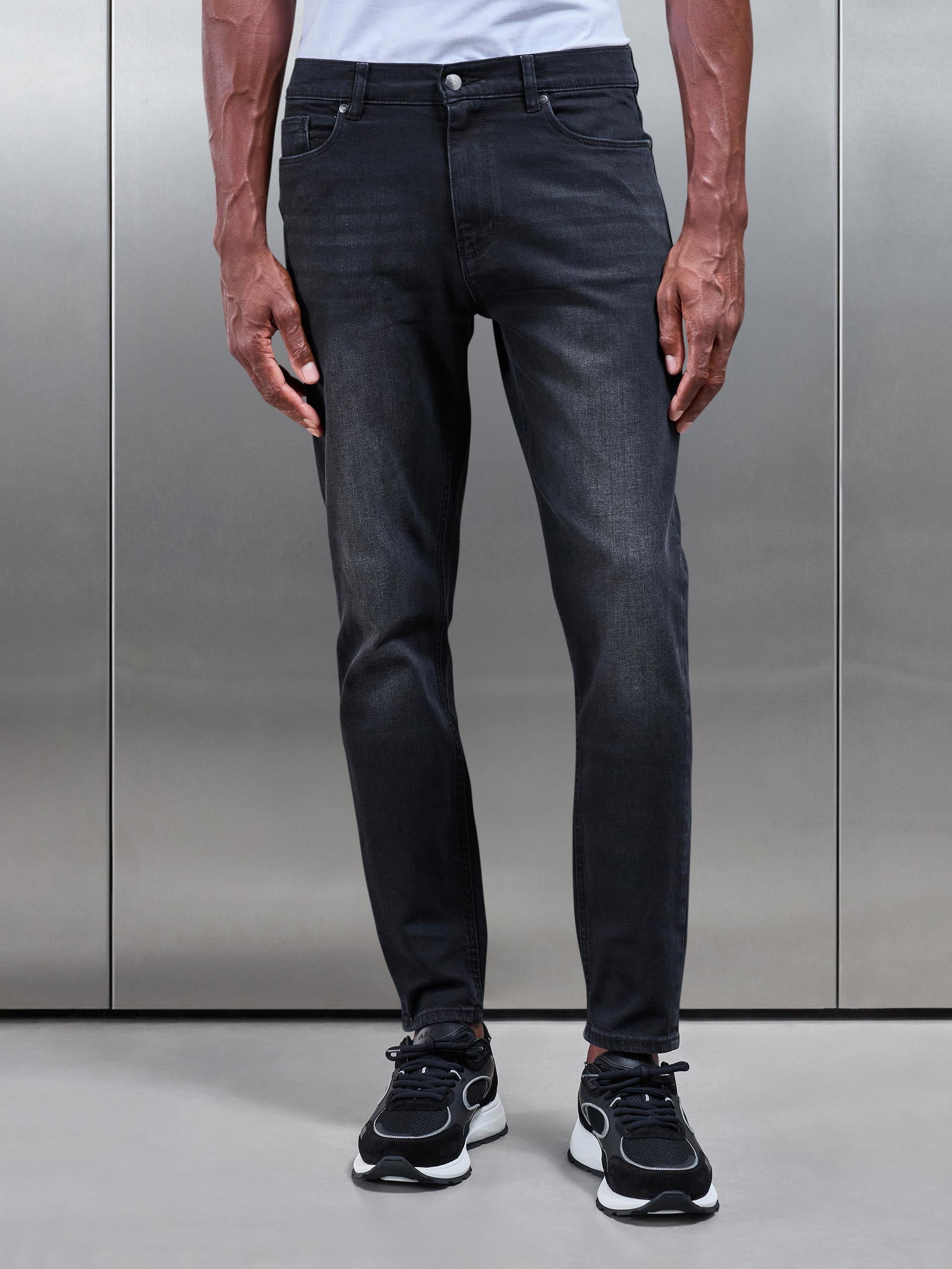 Men’s Jeans Narrow Leg Cut - Black Wash
