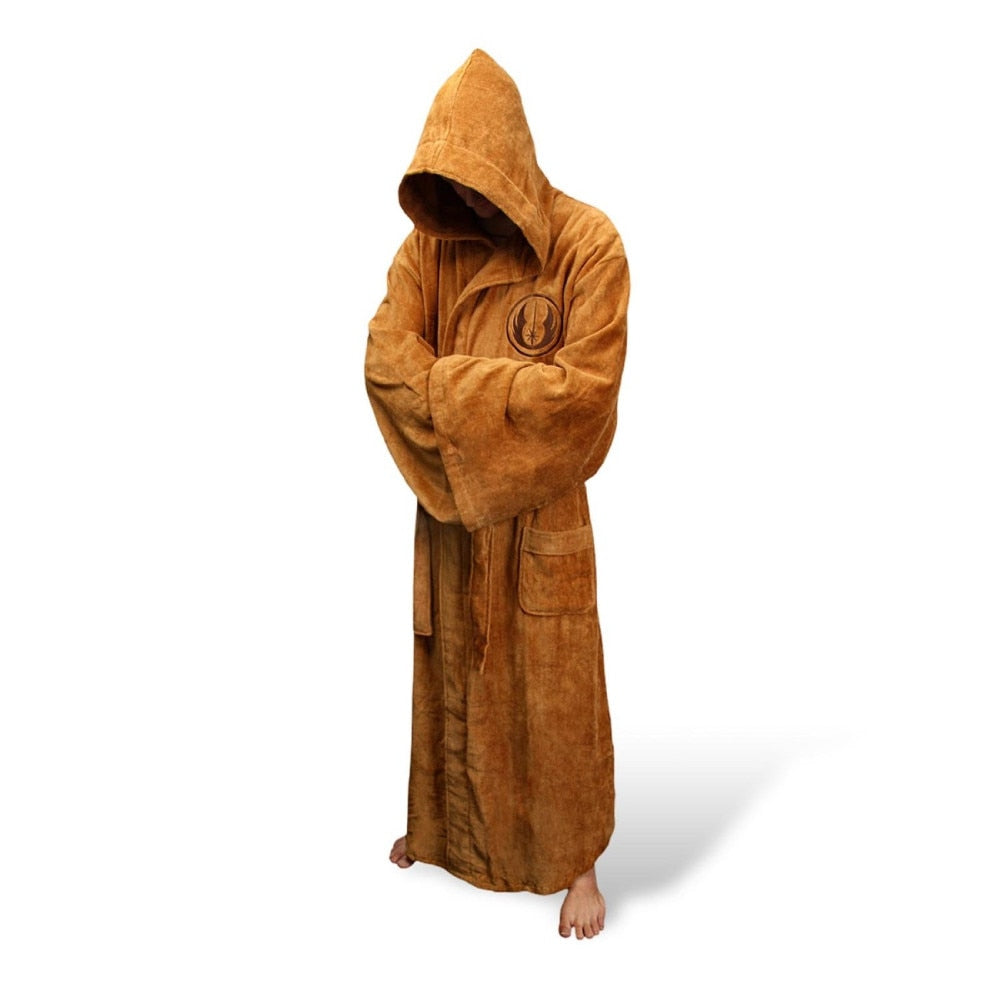 Men’s Bathrobe - Long Dressing Gown with Belt