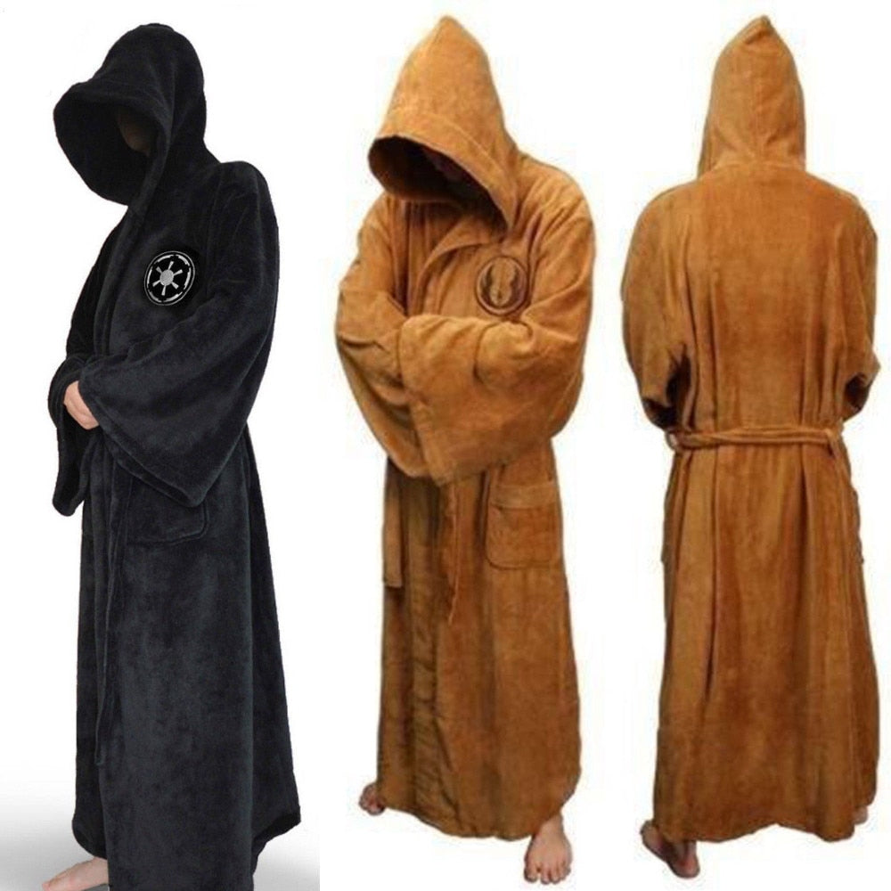 Men’s Bathrobe - Long Dressing Gown with Belt