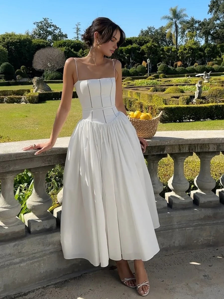 Scarlett | Women’s Long Dress | Frenchy Flowy Romantic