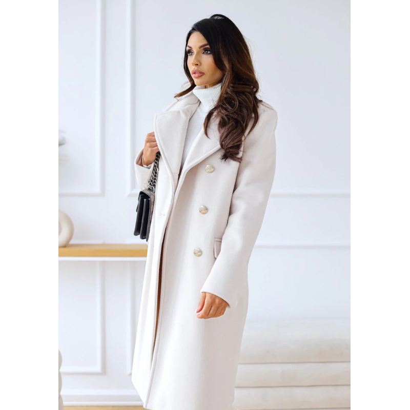 Sienna | Women’s Double-Breasted Coat | Elegant & Cosy