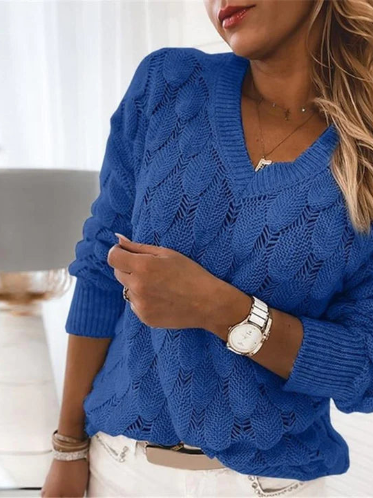 Sophie | Women’s Knit Sweater | V-Neck Classic