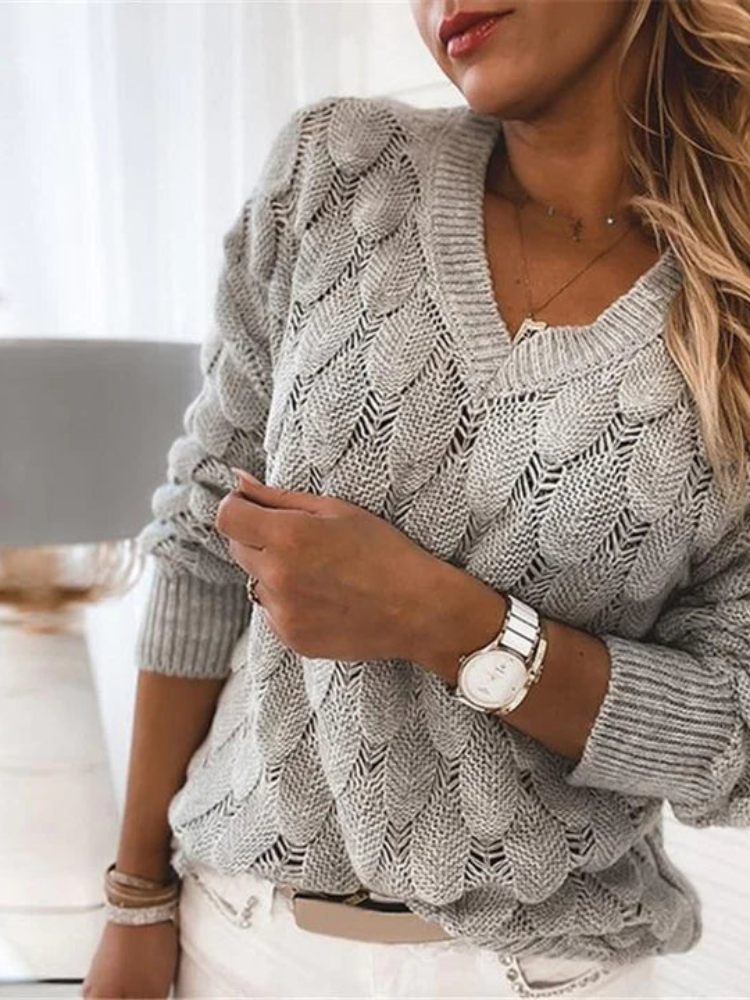 Sophie | Women’s Knit Sweater | V-Neck Classic
