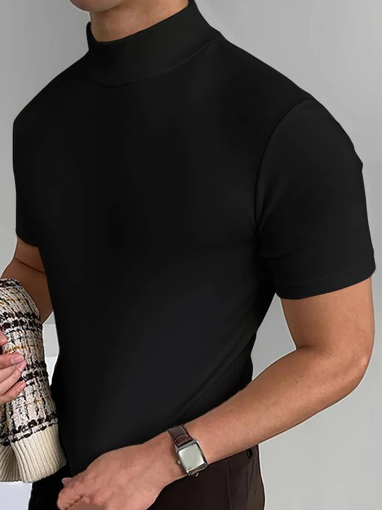 Soren | Men’s T-Shirt | High-Neck Elegant