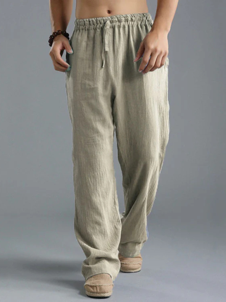 Taro | Men’s Trousers | Relaxed Linen Comfort Fit