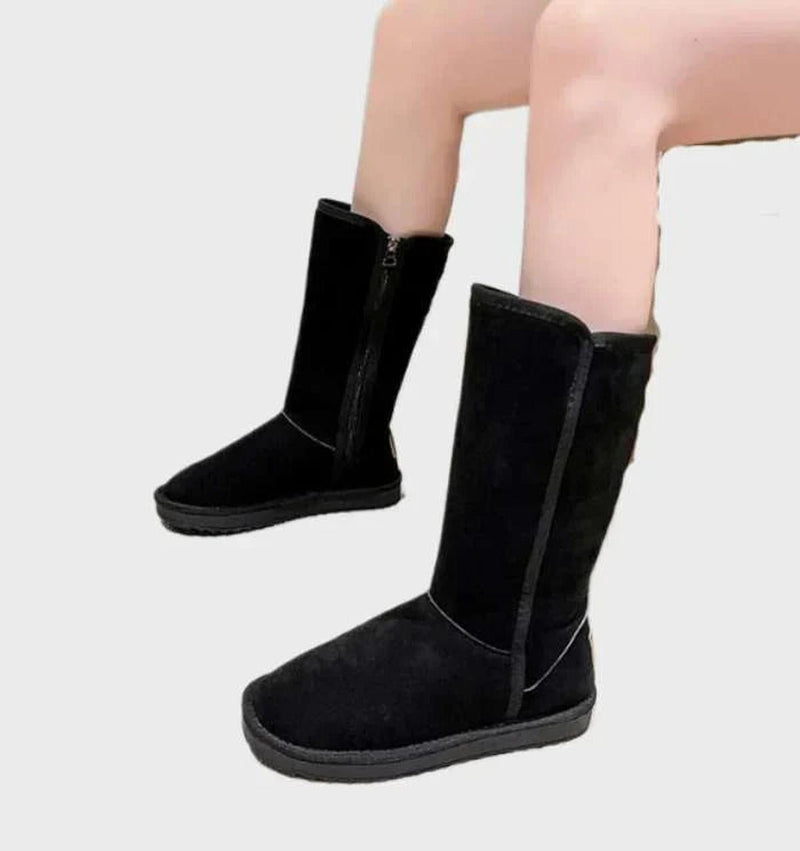 Women’s Winter Lined Boots | Zip-Up