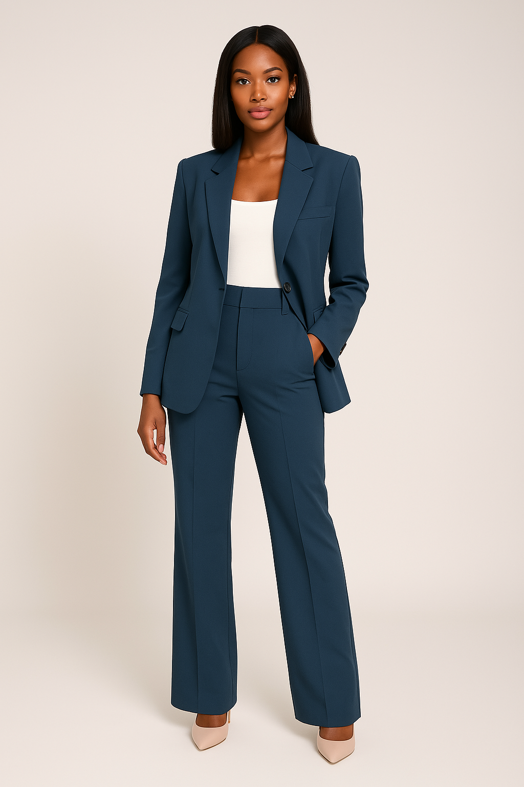 Women's Tailored Suit – Jacket and Trousers