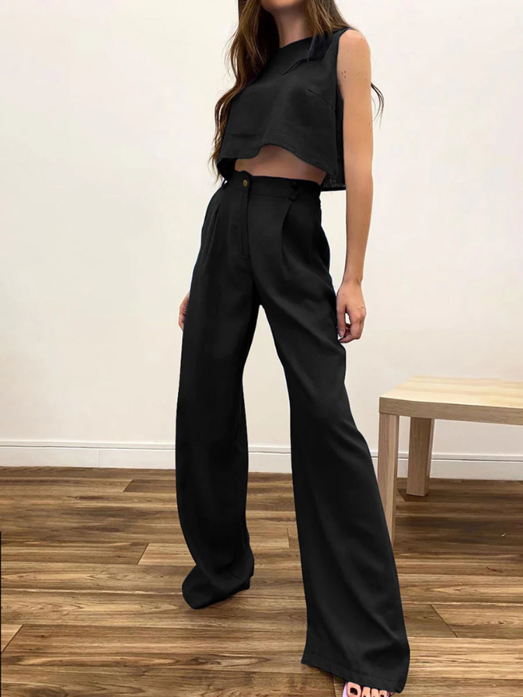 Zahara | Women’s Two-Piece Set | Boho Relaxed Pants