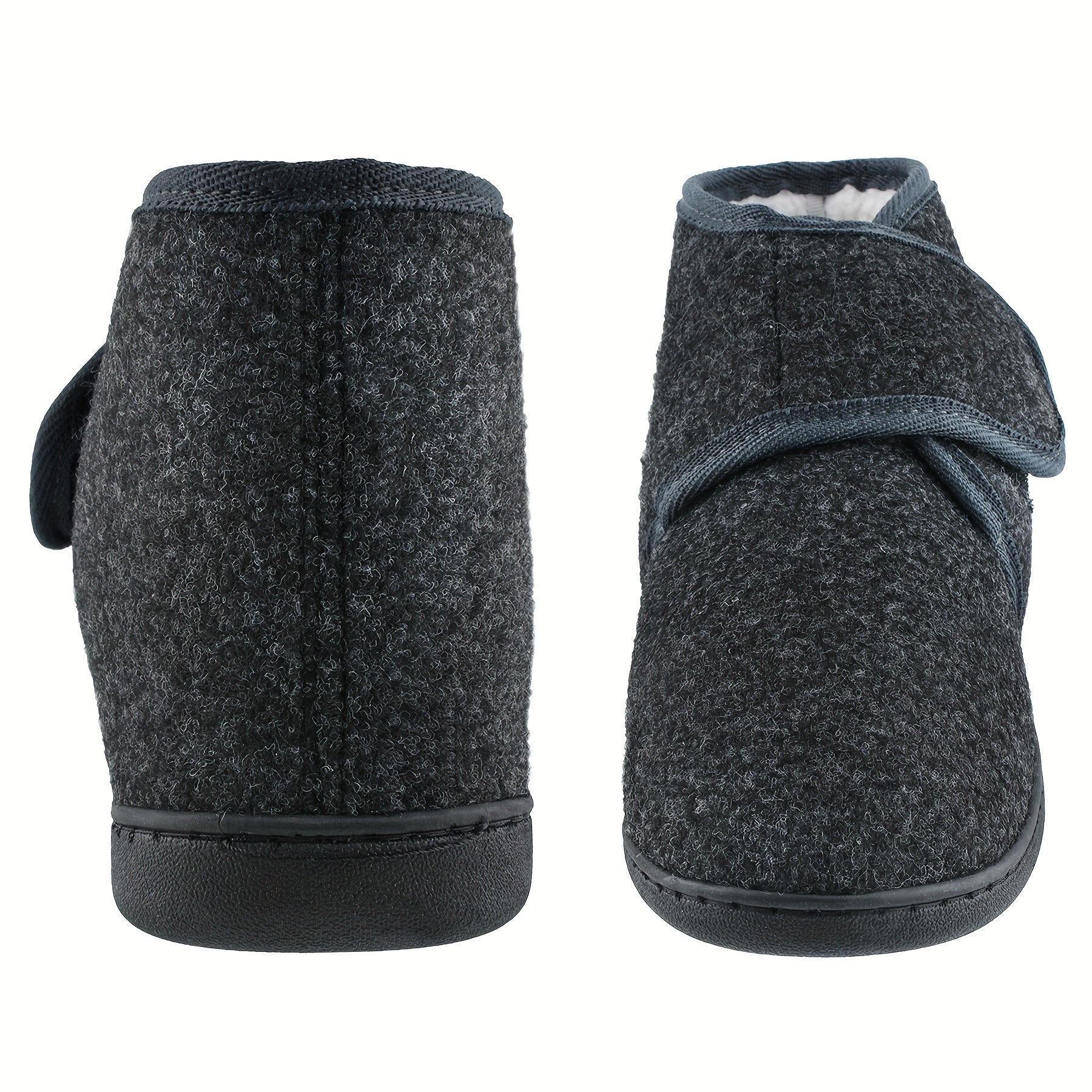 Men's slippers with a strong strap - around the ankle