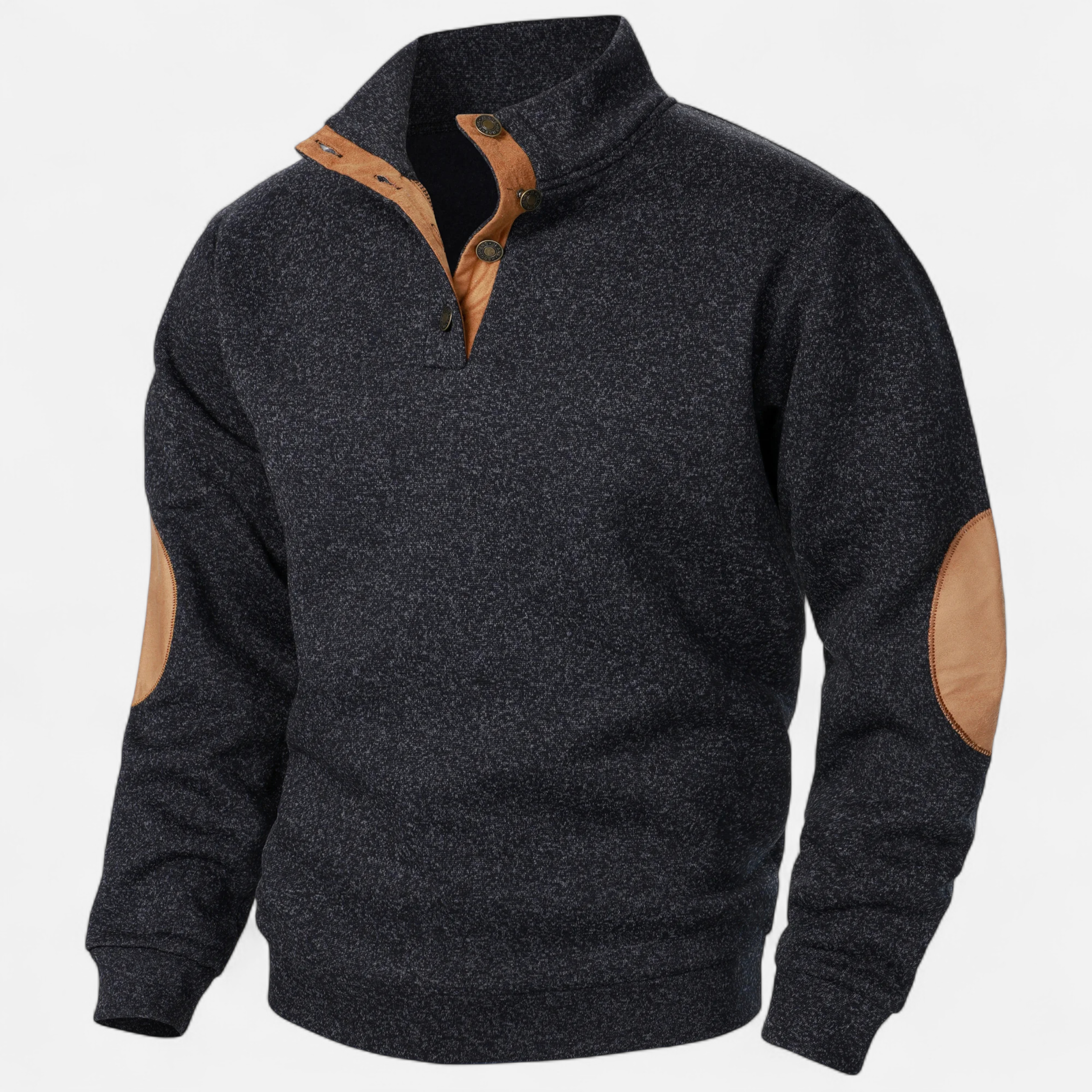 Men's Sweater – Stand Collar Design