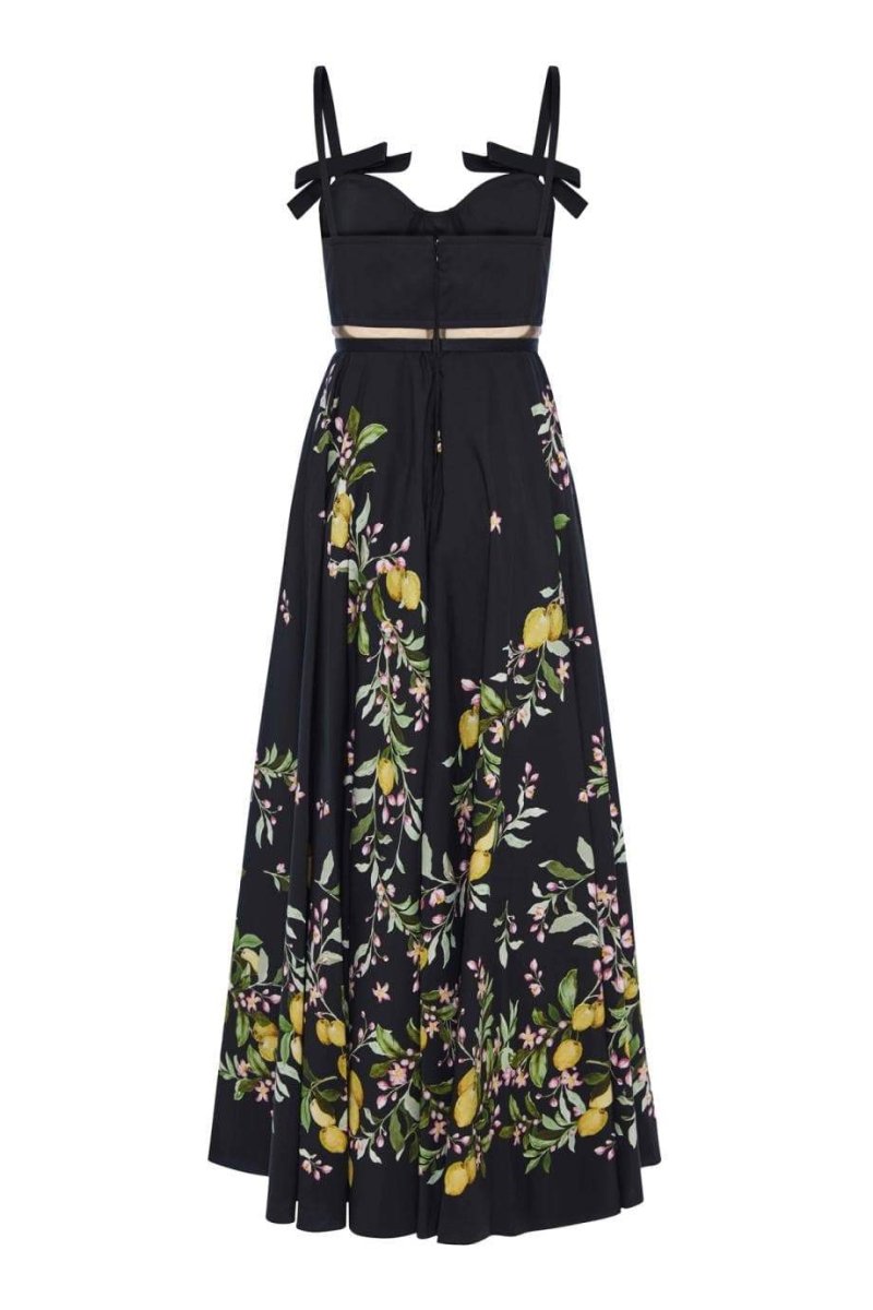 Floral Two-Piece Set | Elegant | Flowing Maxi Skirt