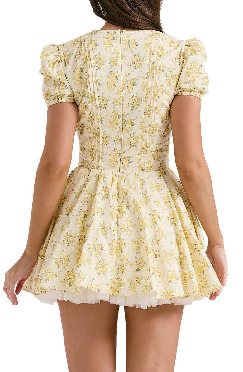 Floral Mini Dress | Puff Sleeves | Romantic & Playful