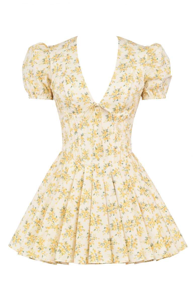 Floral Mini Dress | Puff Sleeves | Romantic & Playful