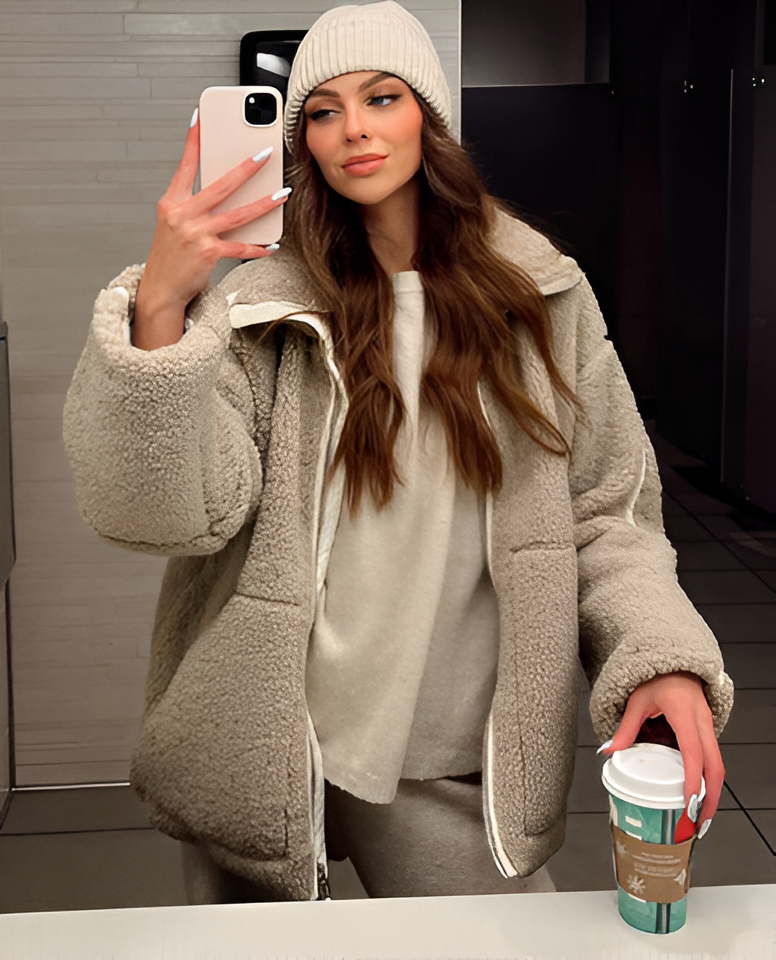 Esmaria – Women’s Reversible Fleece Winter Jacket