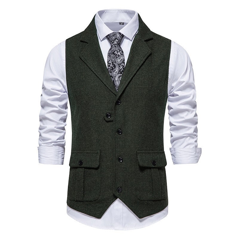 Men’s Waistcoat - Formal Workwear Vest