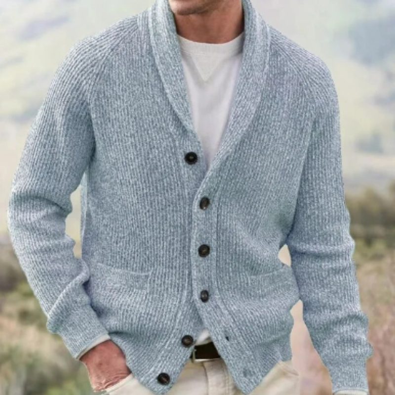 Denric – Gilet Tradizionale da Uomo in Lana con Scollo a V