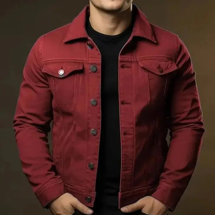 Darien – Men’s Long Sleeve Collared Spring Jacket