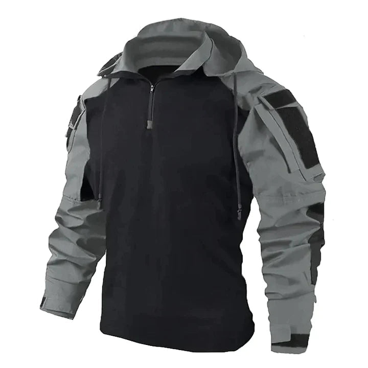 Men's hooded jumper – tactical pattern