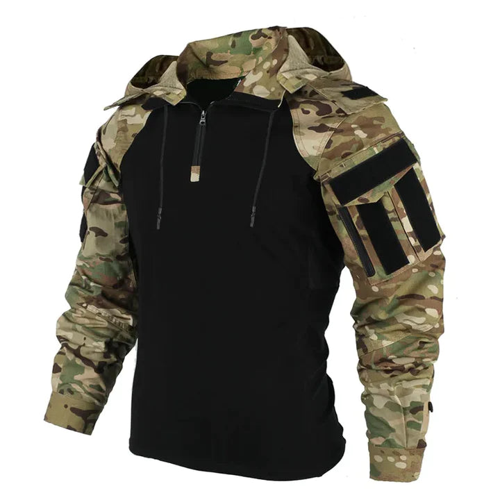 Men's hooded jumper – tactical pattern