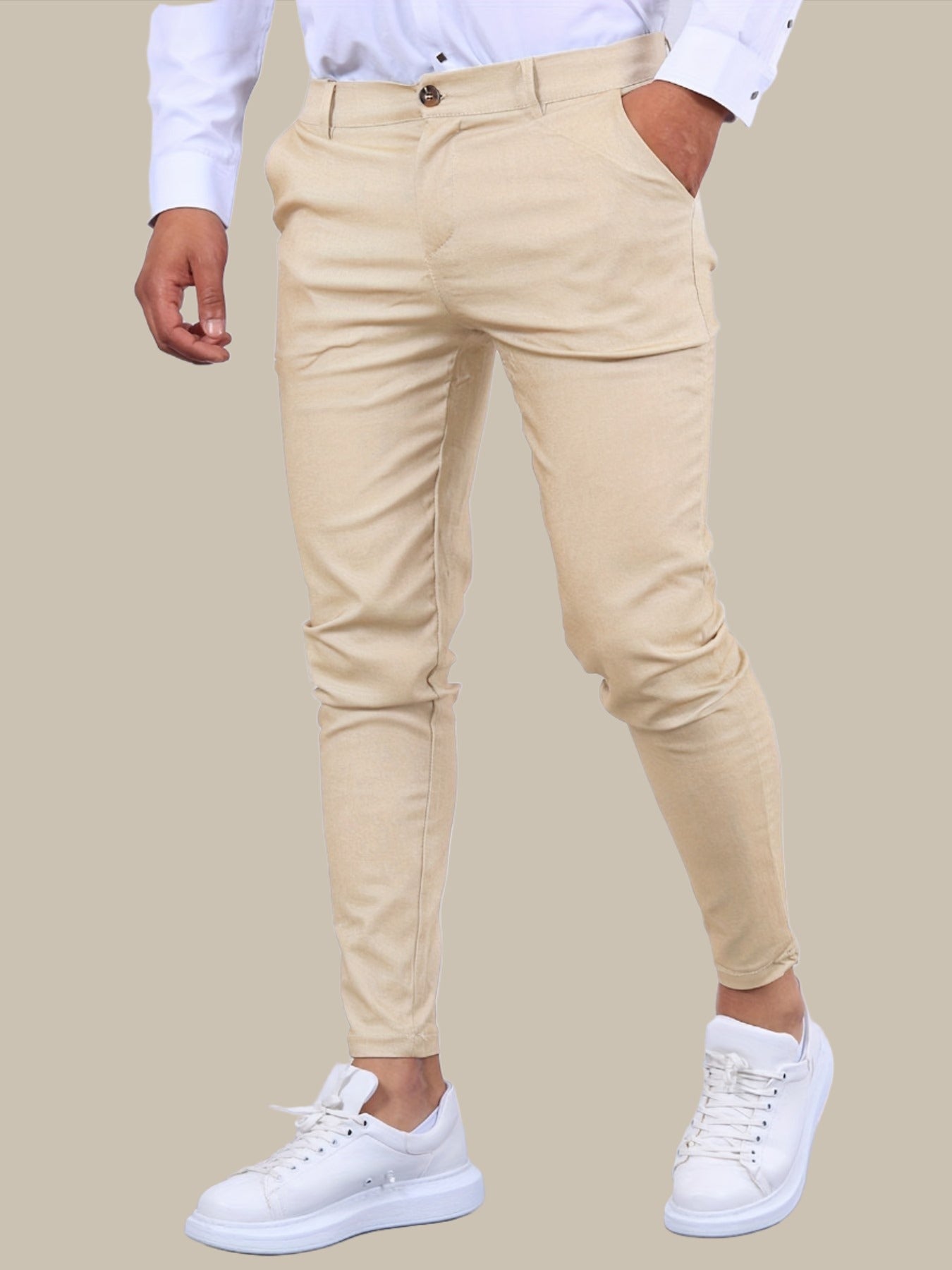 Men’s Tapered Chino Pants – Casual Everyday Style