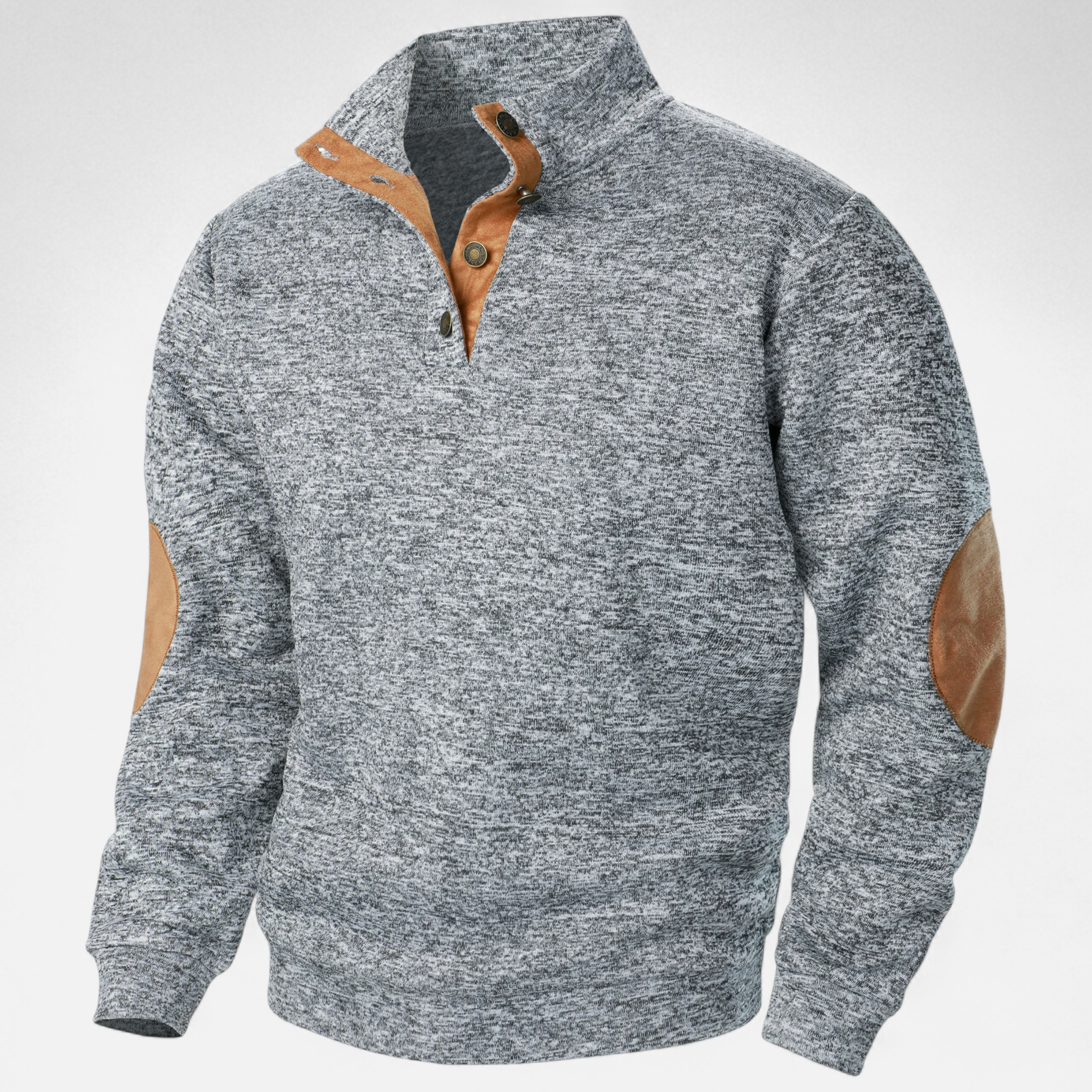 Men's Sweater – Stand Collar Design