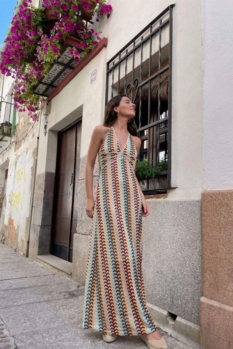 Crochet Maxi Dress | Boho | Lightweight & Breezy