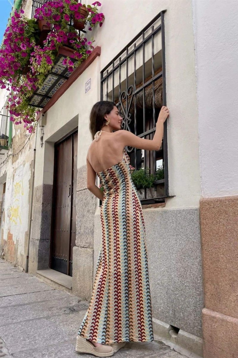 Crochet Maxi Dress | Boho | Lightweight & Breezy