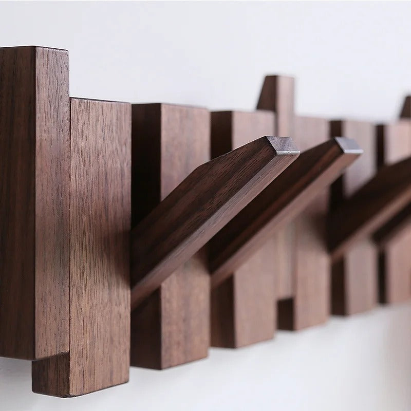 Piano-Inspired Wall Rack – Wooden Organizer