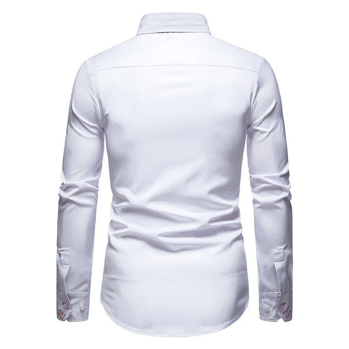 Men’s Sleek Modern Long Sleeve Shirt | Classic
